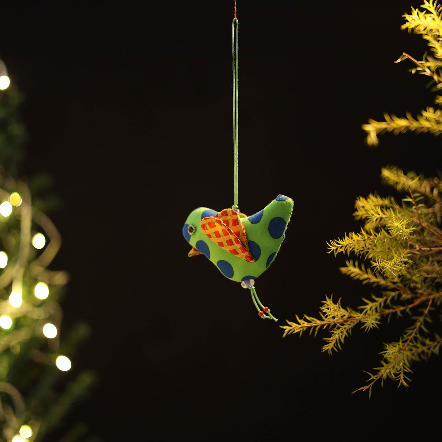 Love Bird - Handcrafted Stuffed Christmas Ornament
