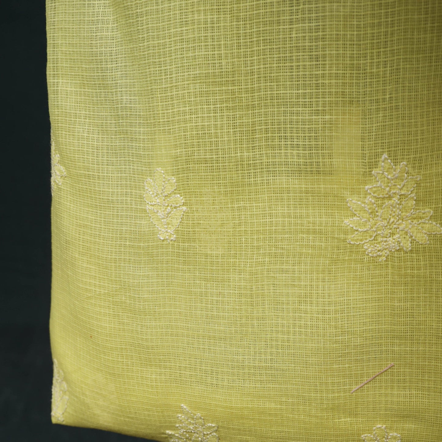 Lucknowi chikankari hand embroidered kota doria cotton 2pc