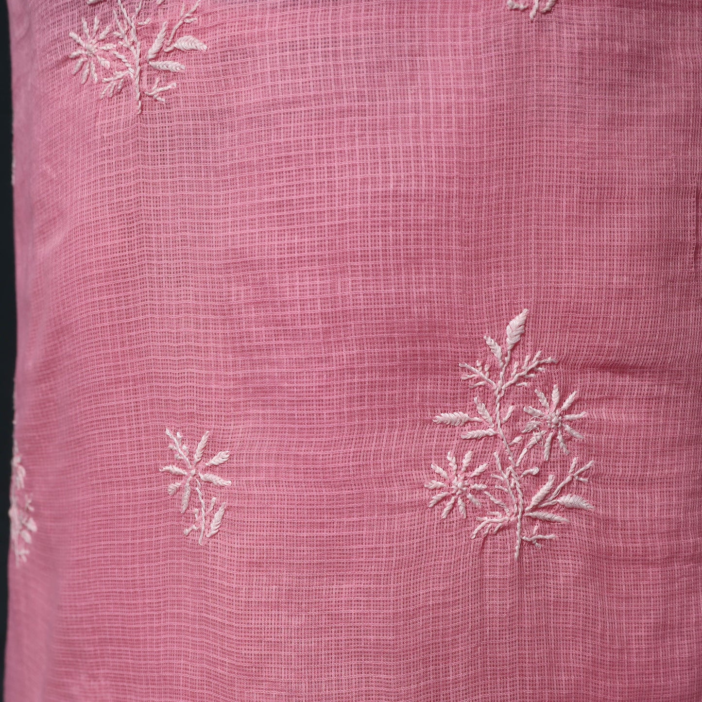 Lucknowi chikankari hand embroidered kota doria cotton 2pc