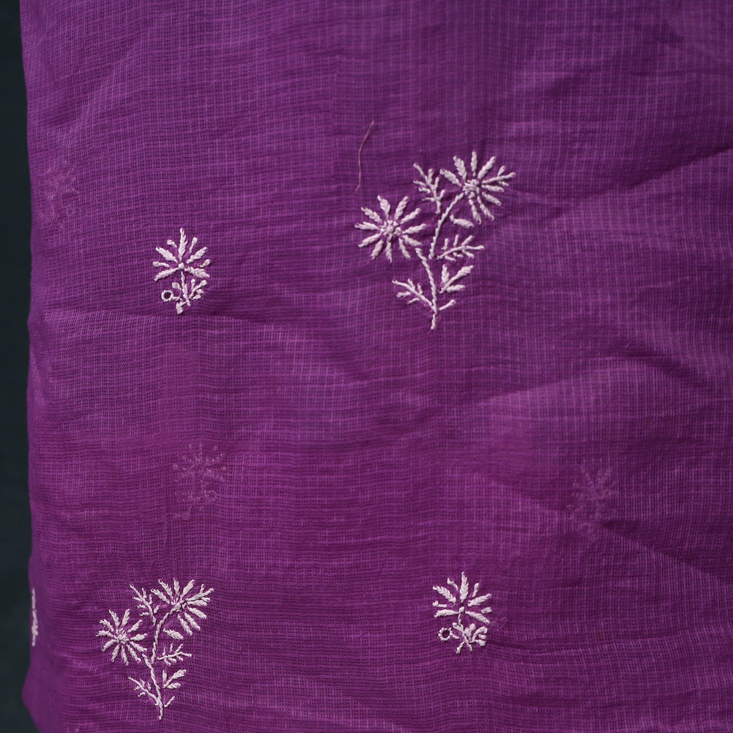 Lucknowi chikankari hand embroidered kota doria cotton 2pc