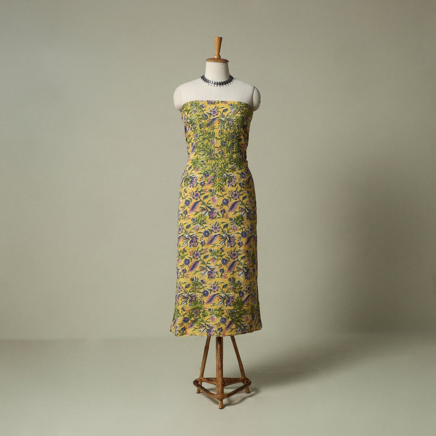 Lucknowi chikankari hand embroidery sanganeri unstitched