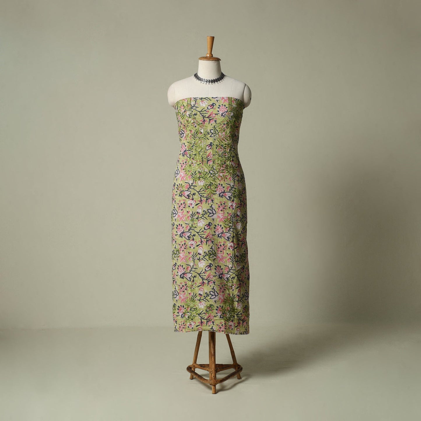 Lucknowi chikankari hand embroidery sanganeri unstitched