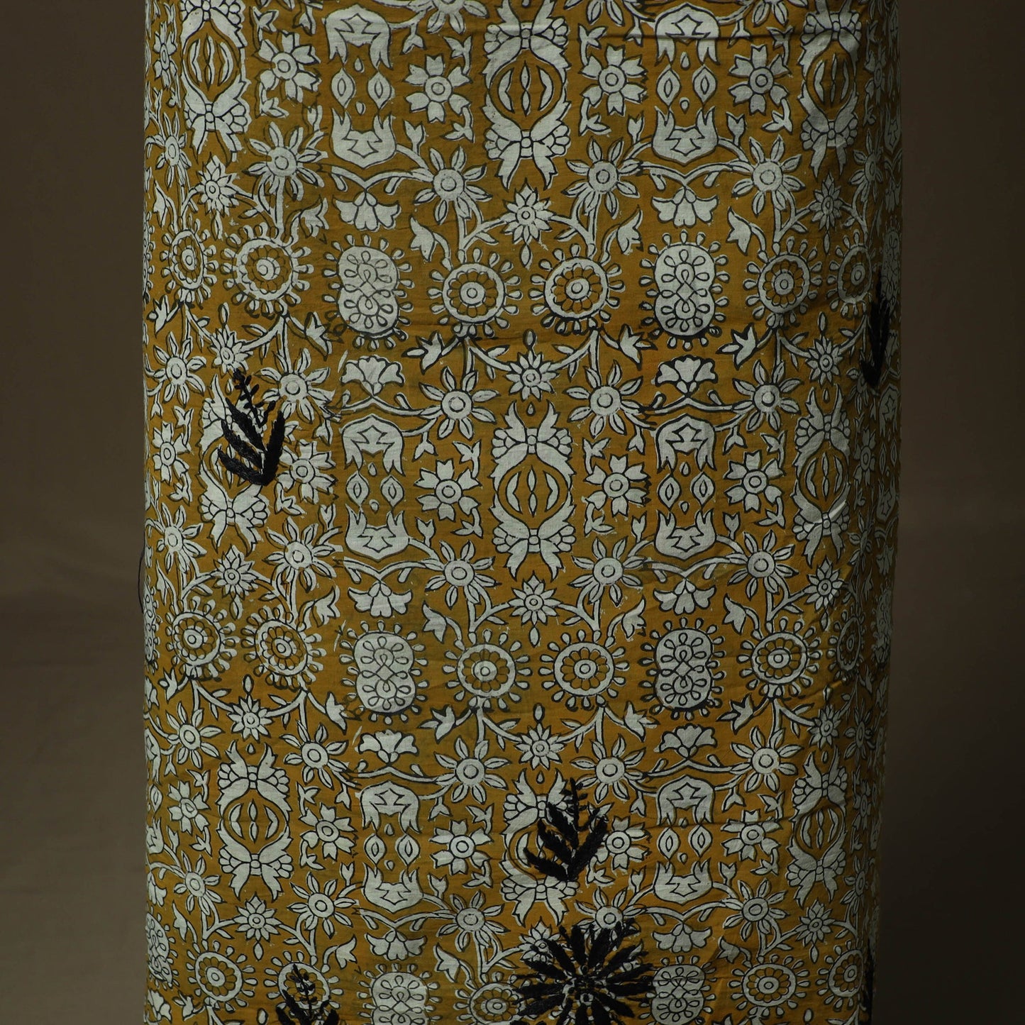 Lucknowi chikankari hand work bagru block print unstitched