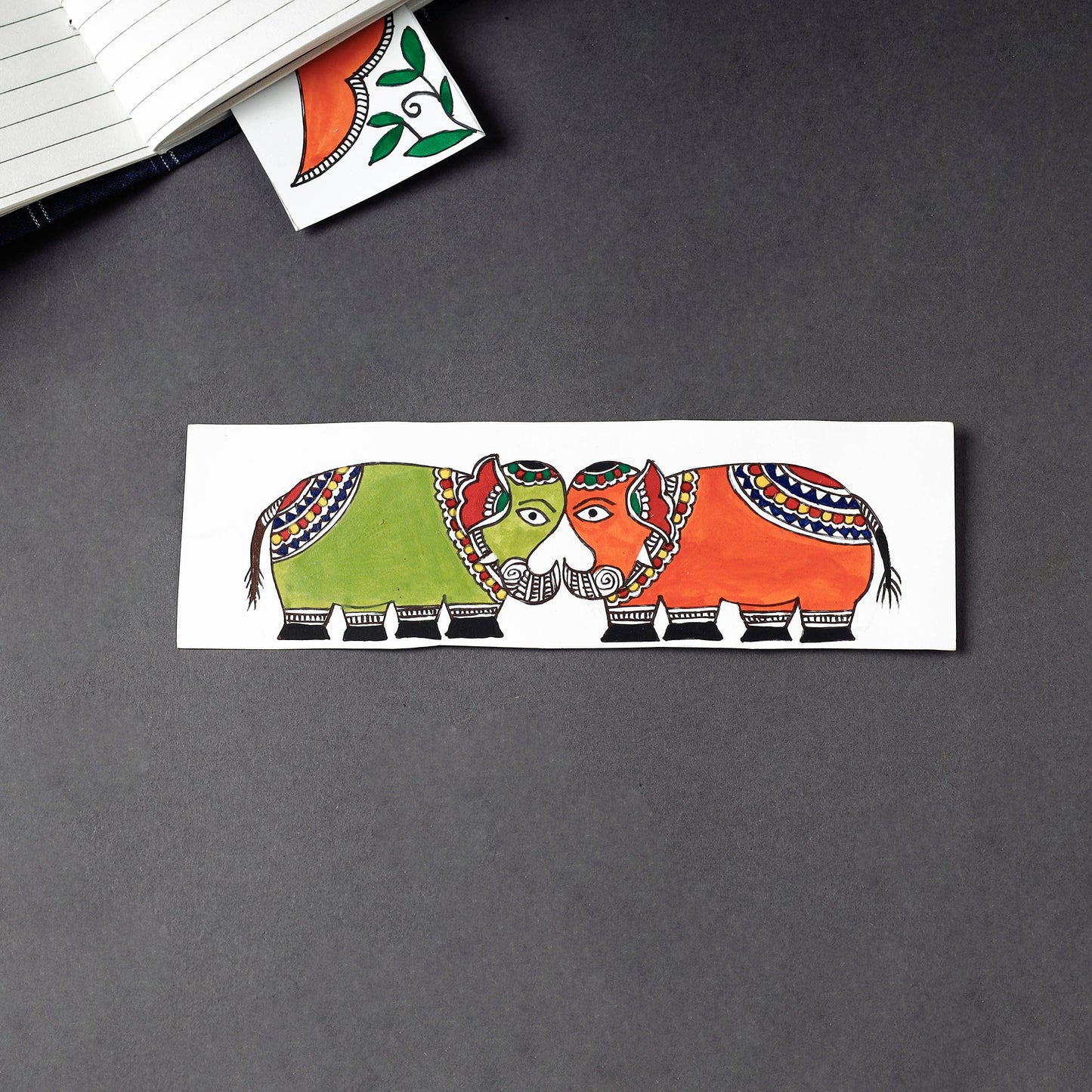 Buy Madhubani Handpainted Bookmark Online l iTokri.com