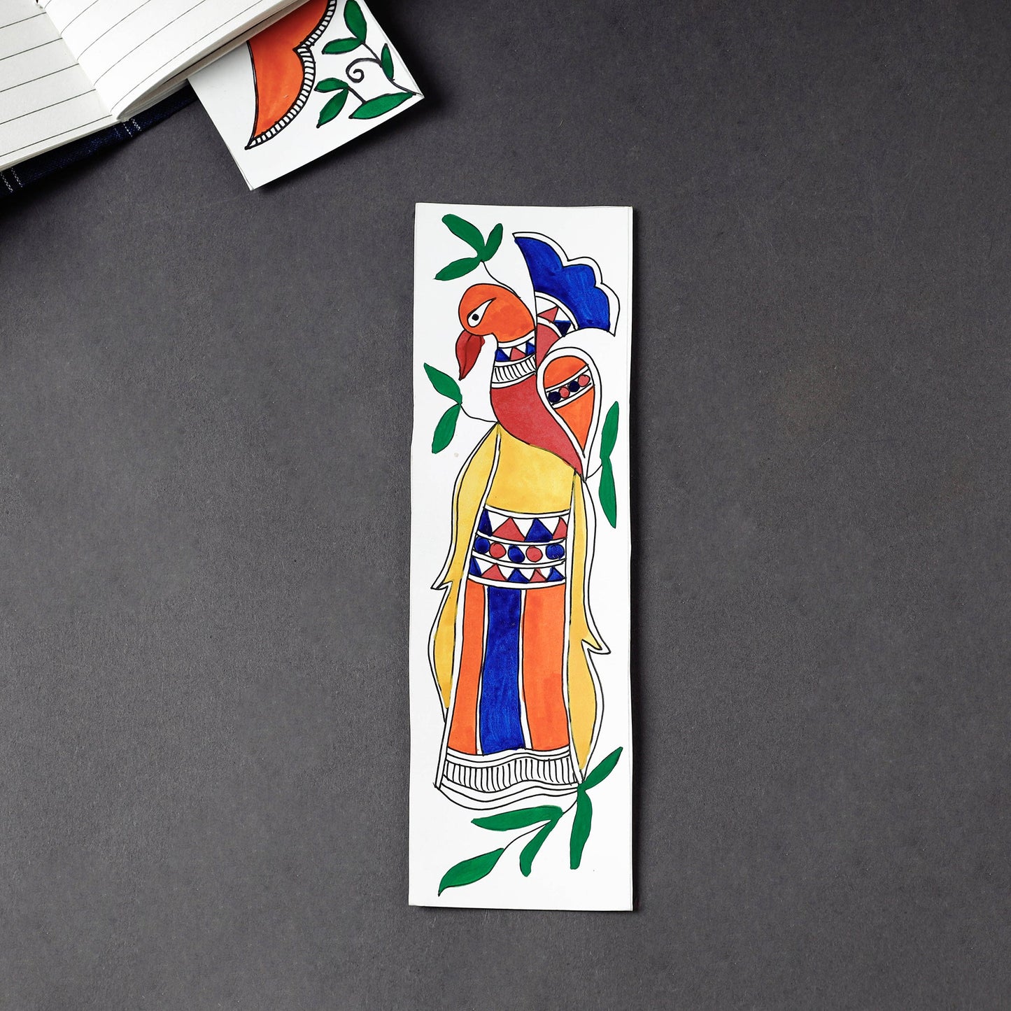 handpainted bookmark