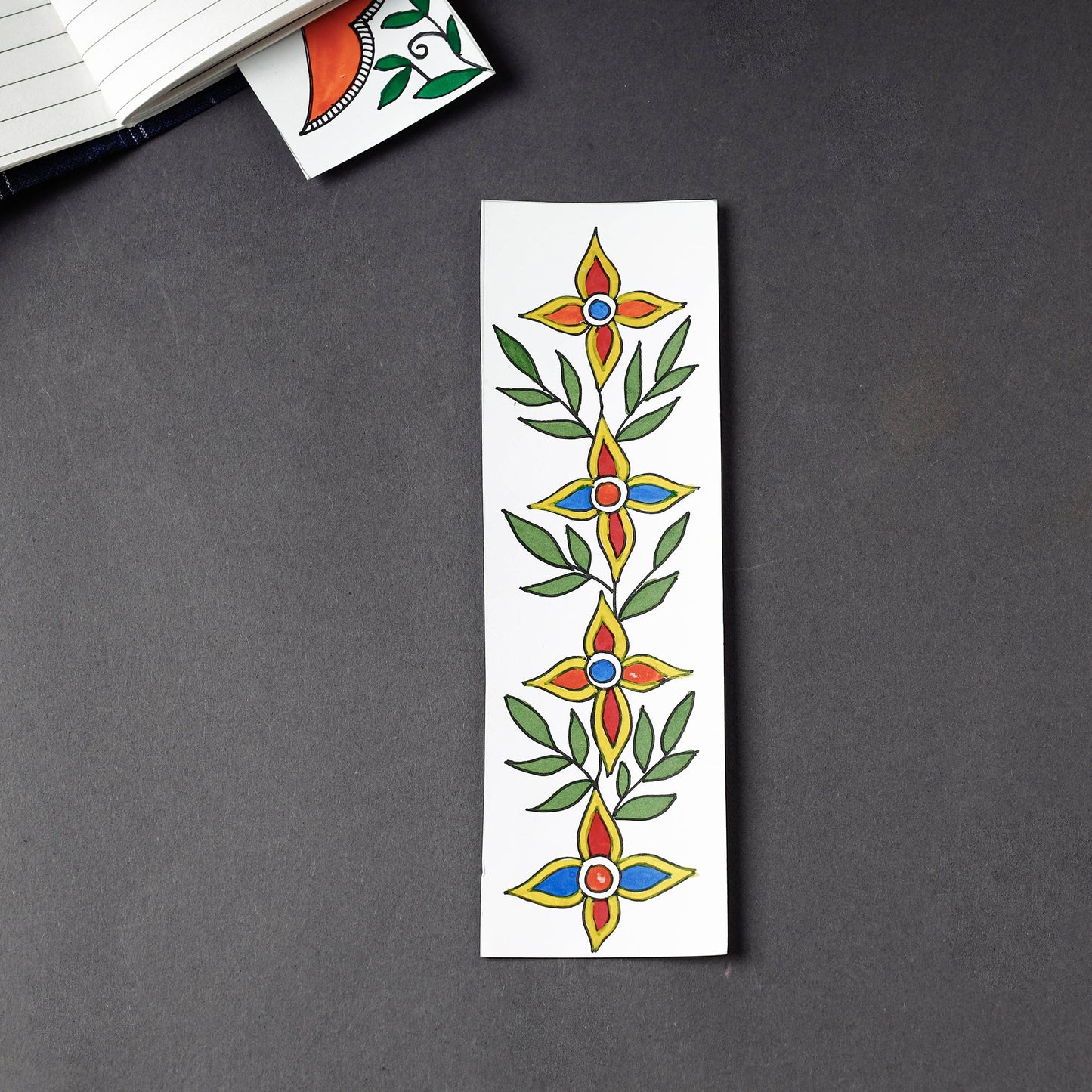 handpainted bookmark