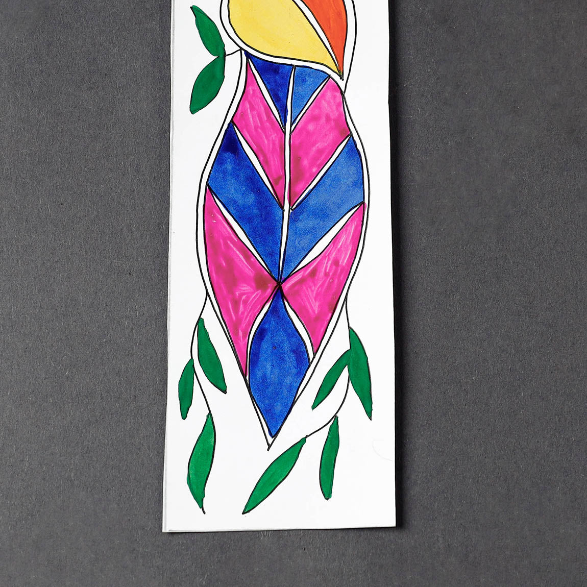 Buy Madhubani Handpainted Bookmark