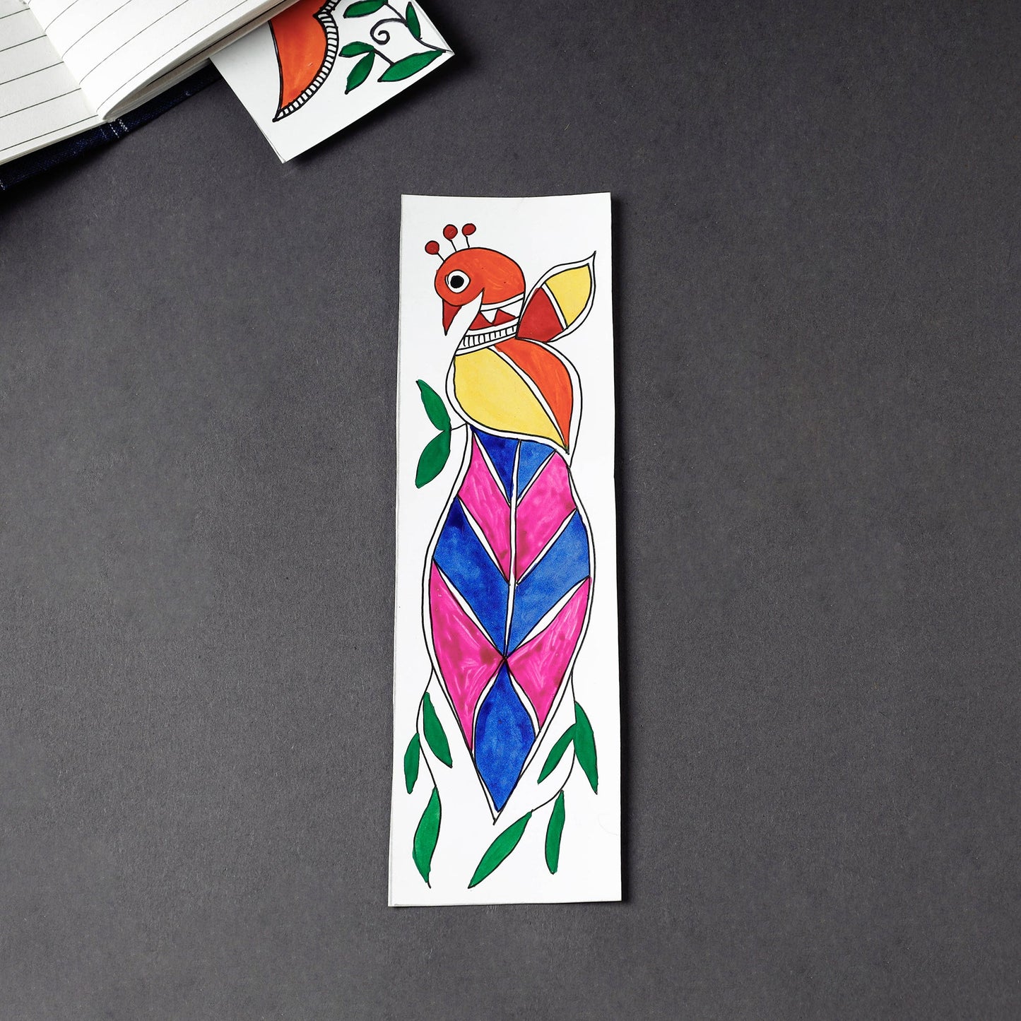Buy Madhubani Handpainted Bookmark