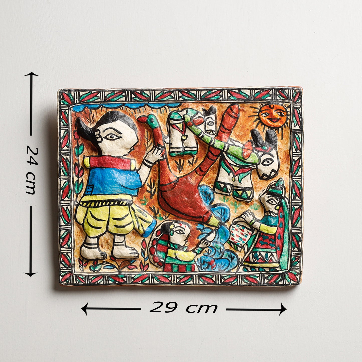 Madhubani Mache Wall Frame