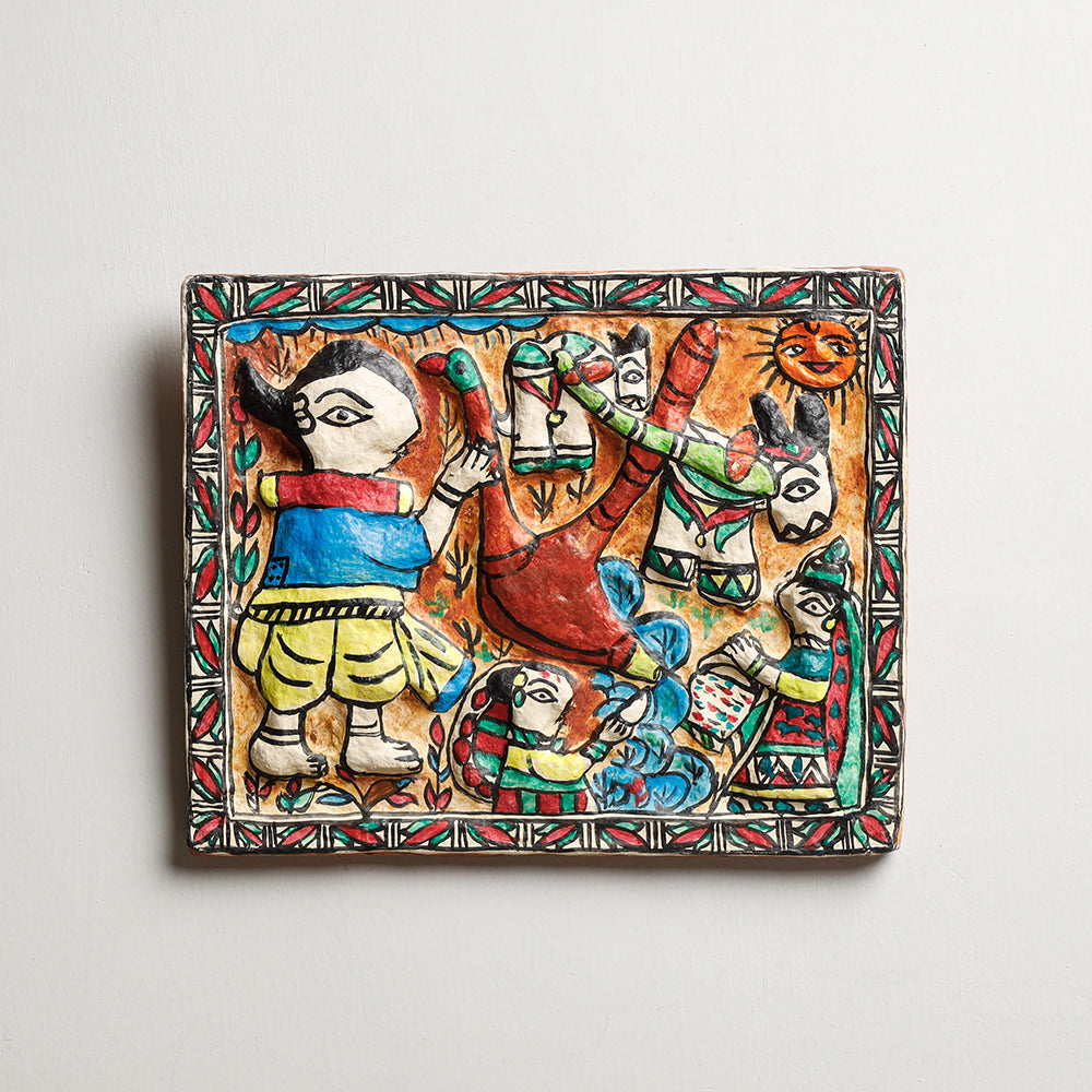 Madhubani Mache Wall Frame