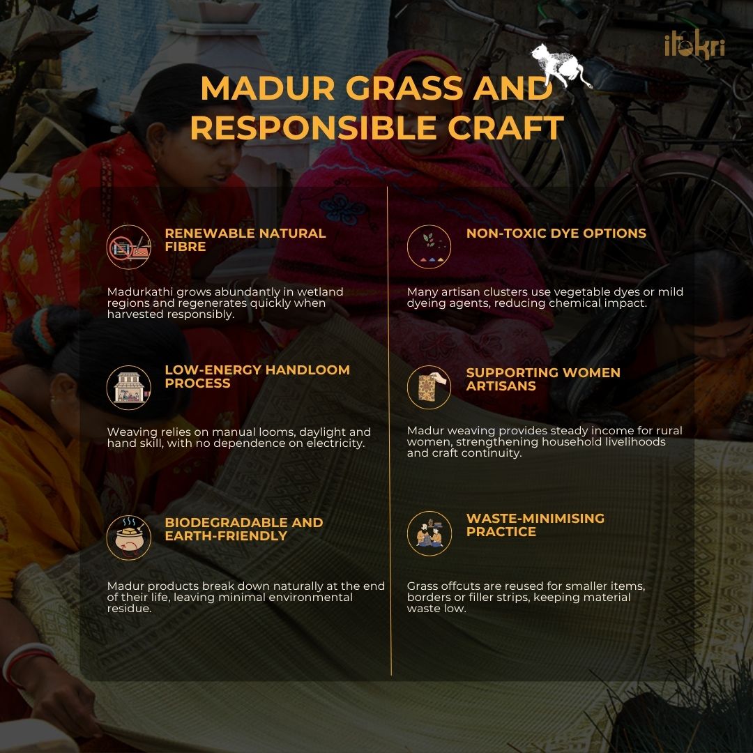 Madur grass coin pouch of midnapore - handcrafted