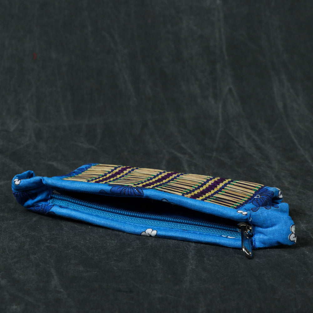 Madur Grass Pencil Pouch/ Cosmetic Bag/ Toilet pouch of Midnapur