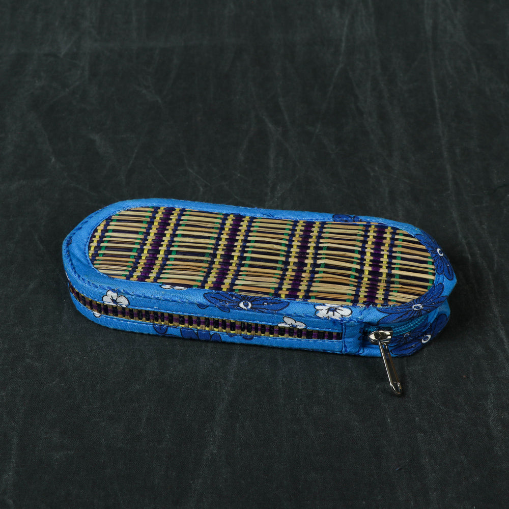 Madur Grass Pencil Pouch/ Cosmetic Bag/ Toilet pouch of Midnapur