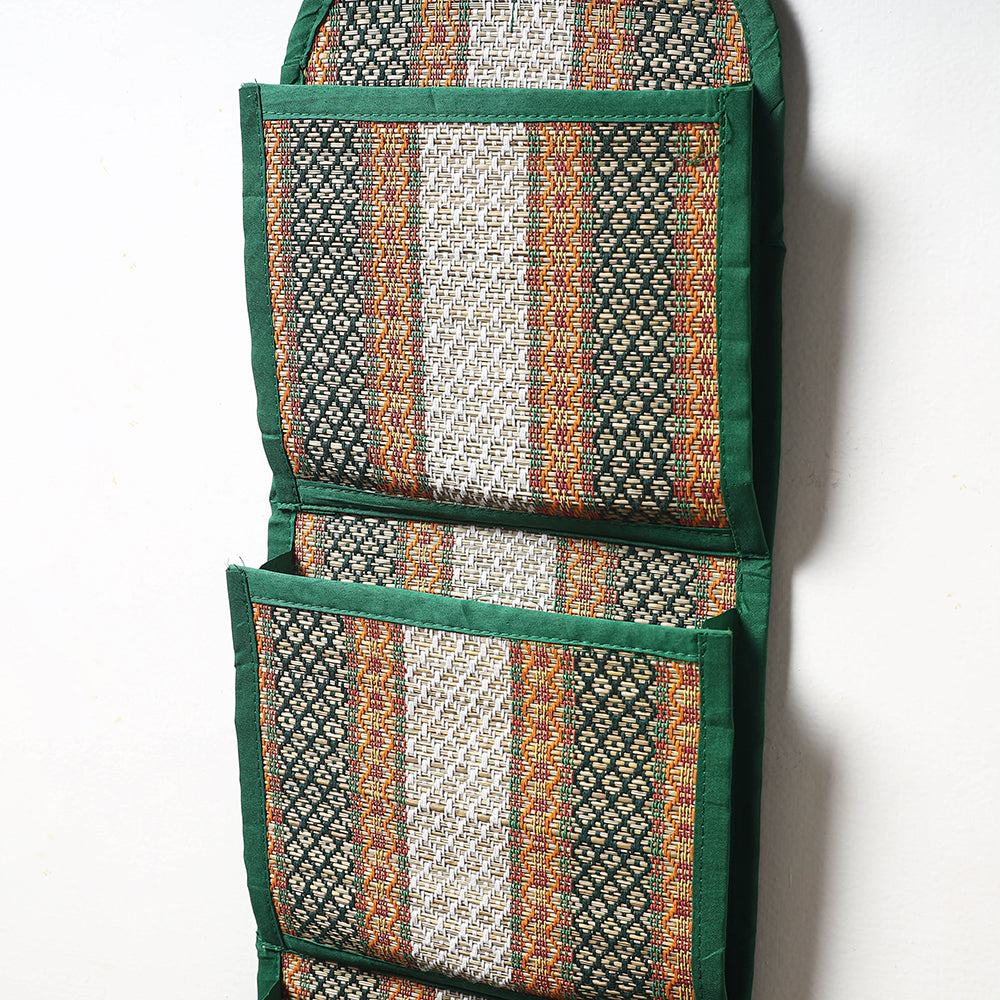 Madur Grass Wall Hanging Letter Holder - 4 pockets (35 x 9 in)