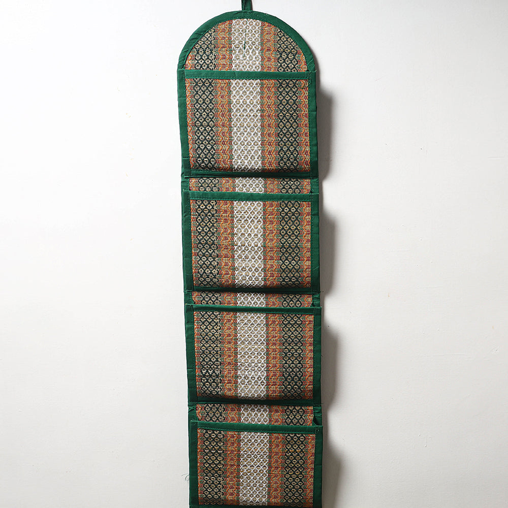 Madur Grass Wall Hanging Letter Holder - 4 pockets (35 x 9 in)
