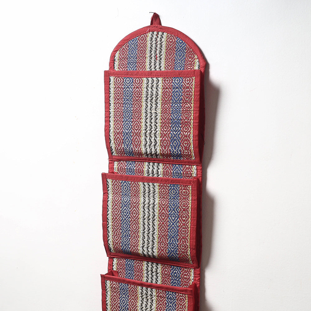 Madur Grass Wall Hanging Letter Holder - 4 pockets (35 x 9 in)