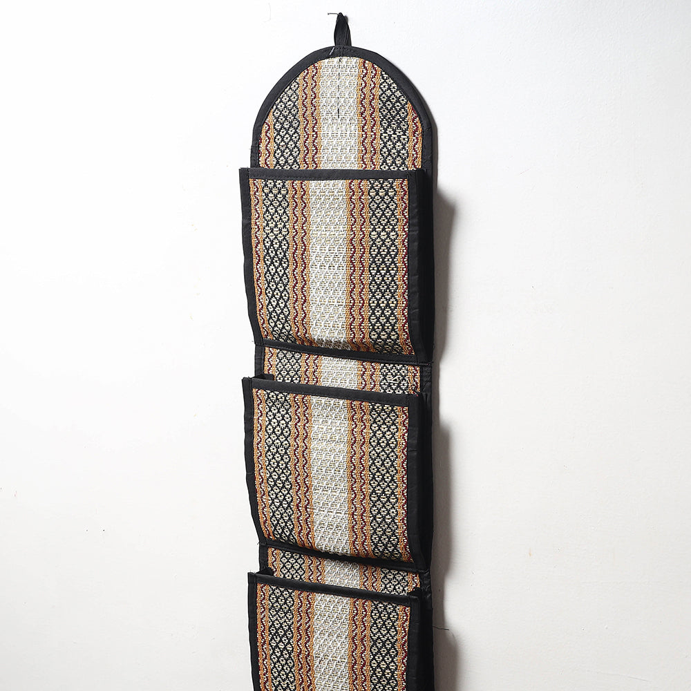 Madur Grass Wall Hanging Letter Holder - 4 pockets (35 x 9 in)