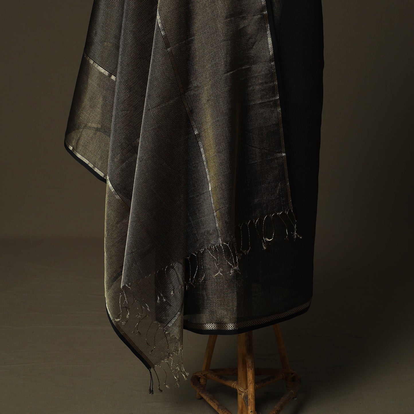 Maheshwari silk full tissue zari handloom 2pc unstitched