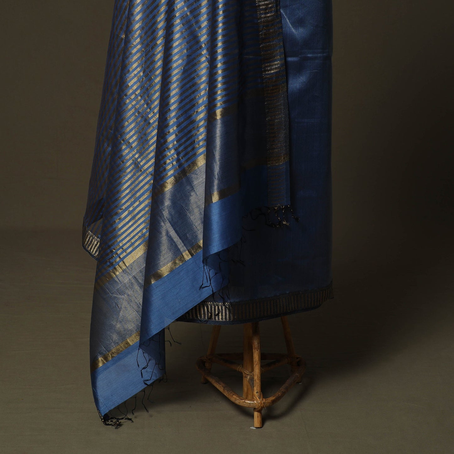 Maheshwari silk handloom heavy zari work 2pc unstitched