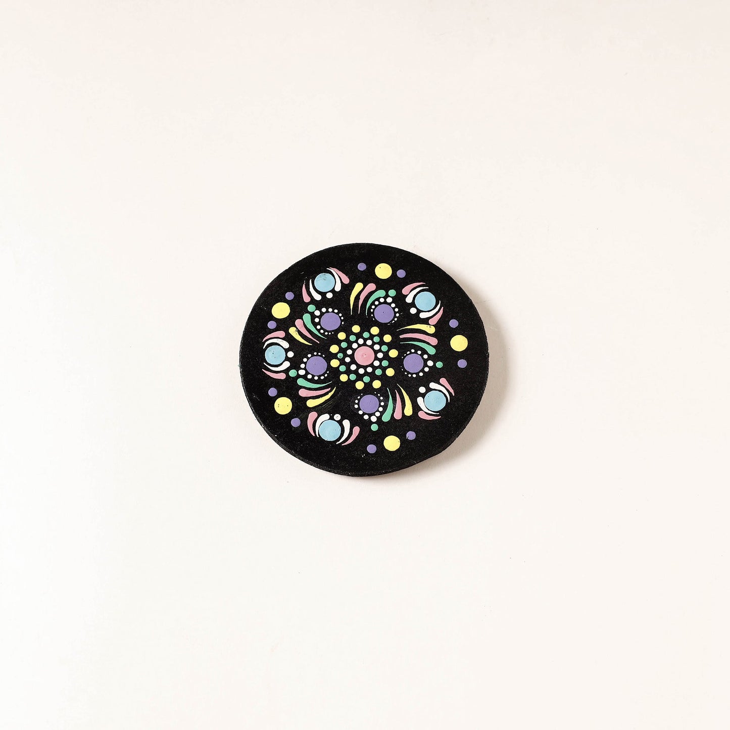 Mandala Art Handpainted Wooden Magnet