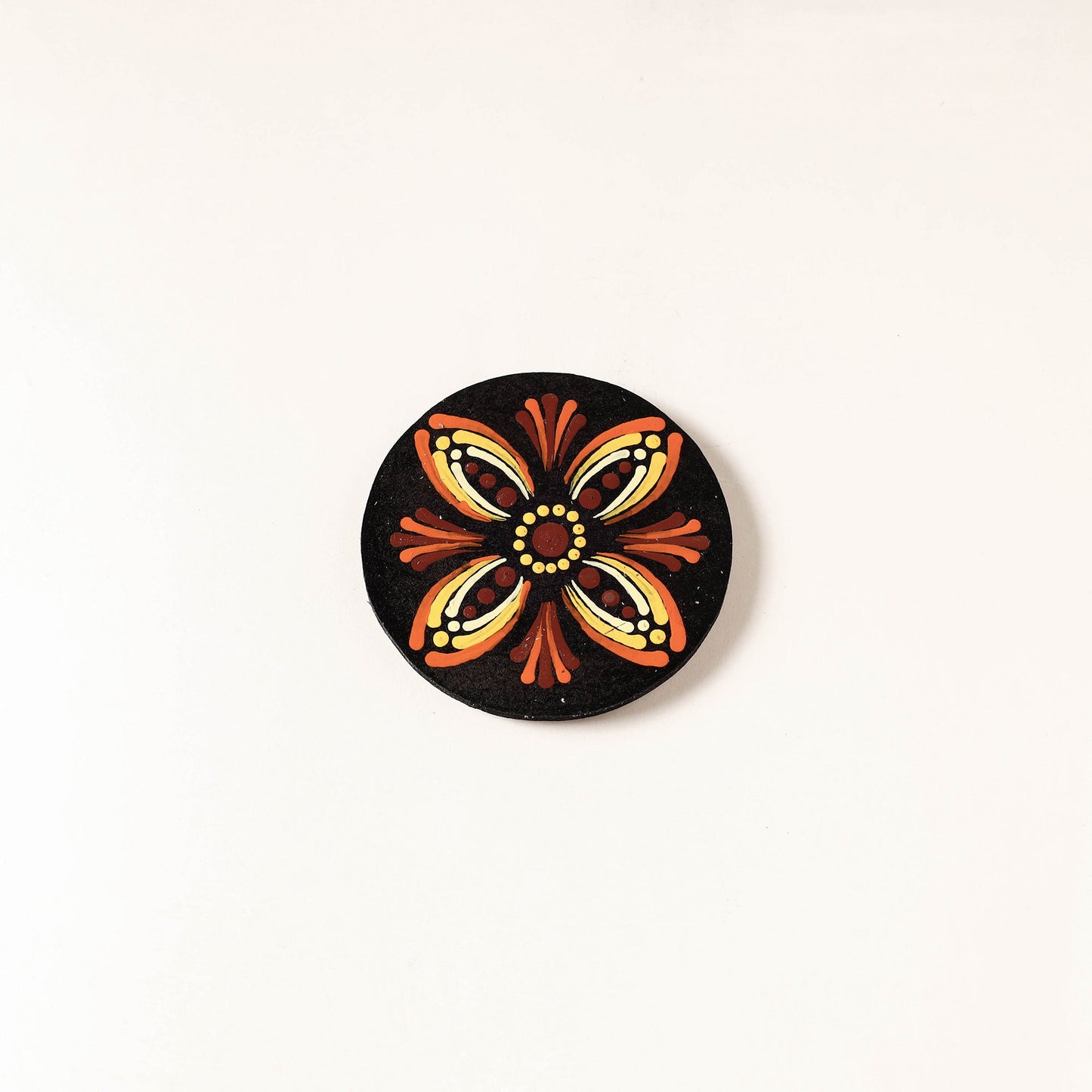 Mandala Art Handpainted Wooden Magnet
