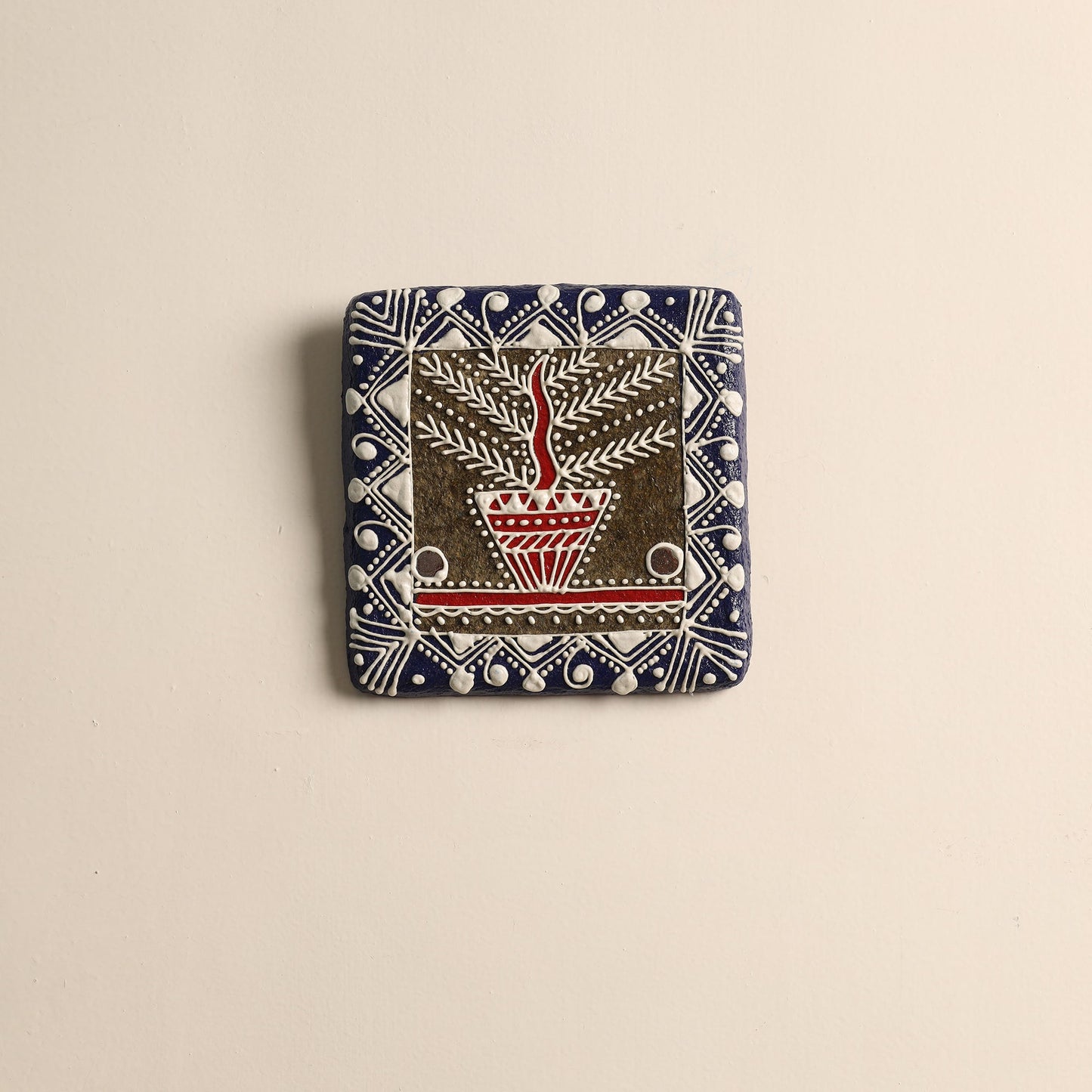 Mandana Art Handpainted Paper Mache Wall Frame