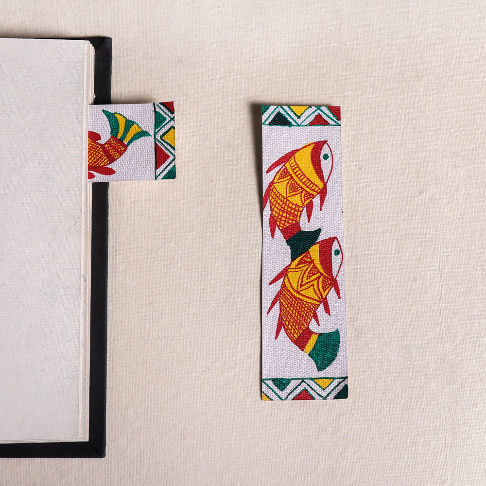Buy Manjusha Hand Painted Paper Bookmark