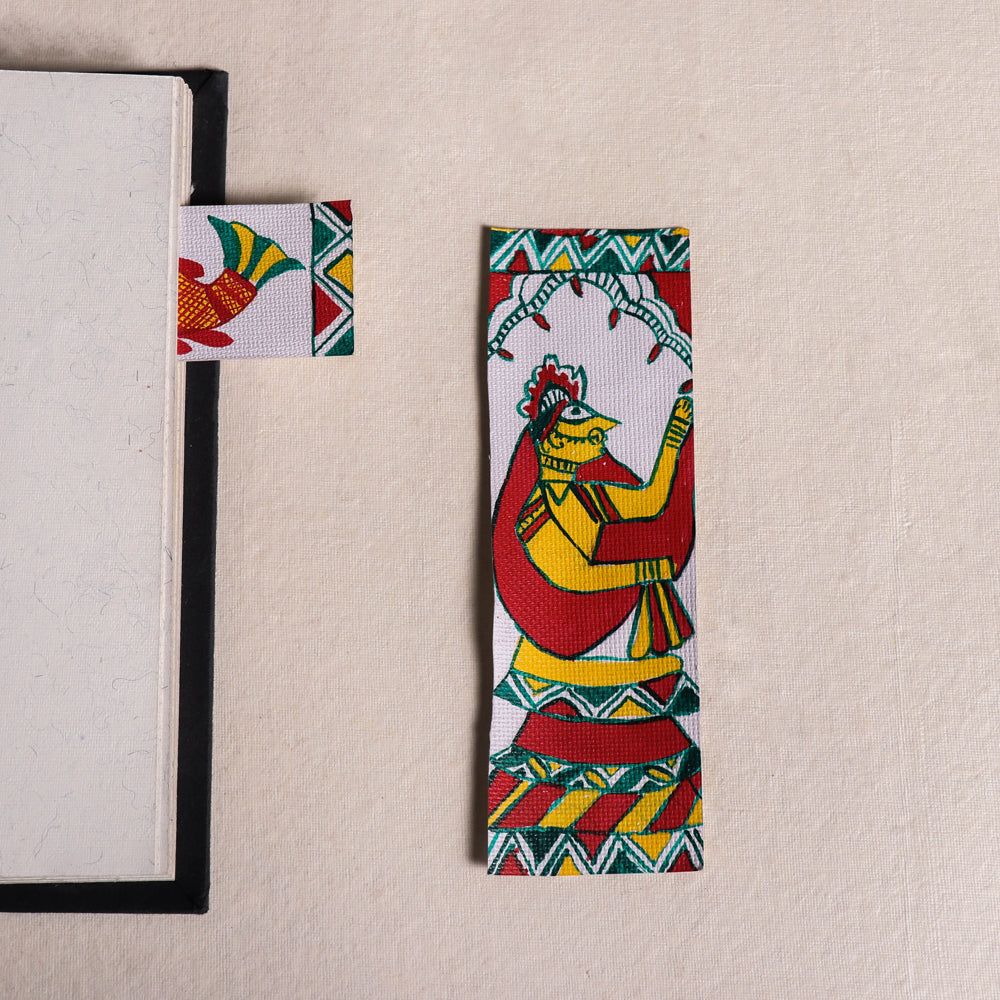 Buy Manjusha Hand Painted Paper Bookmark
