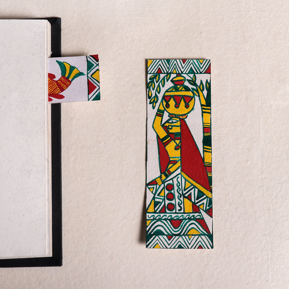 Buy Manjusha Hand Painted Paper Bookmark