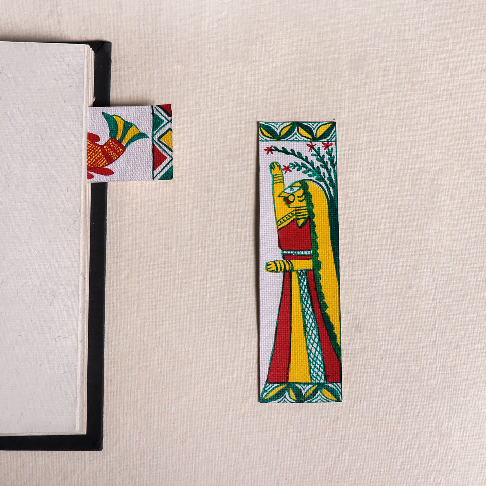 Buy Manjusha Hand Painted Paper Bookmark