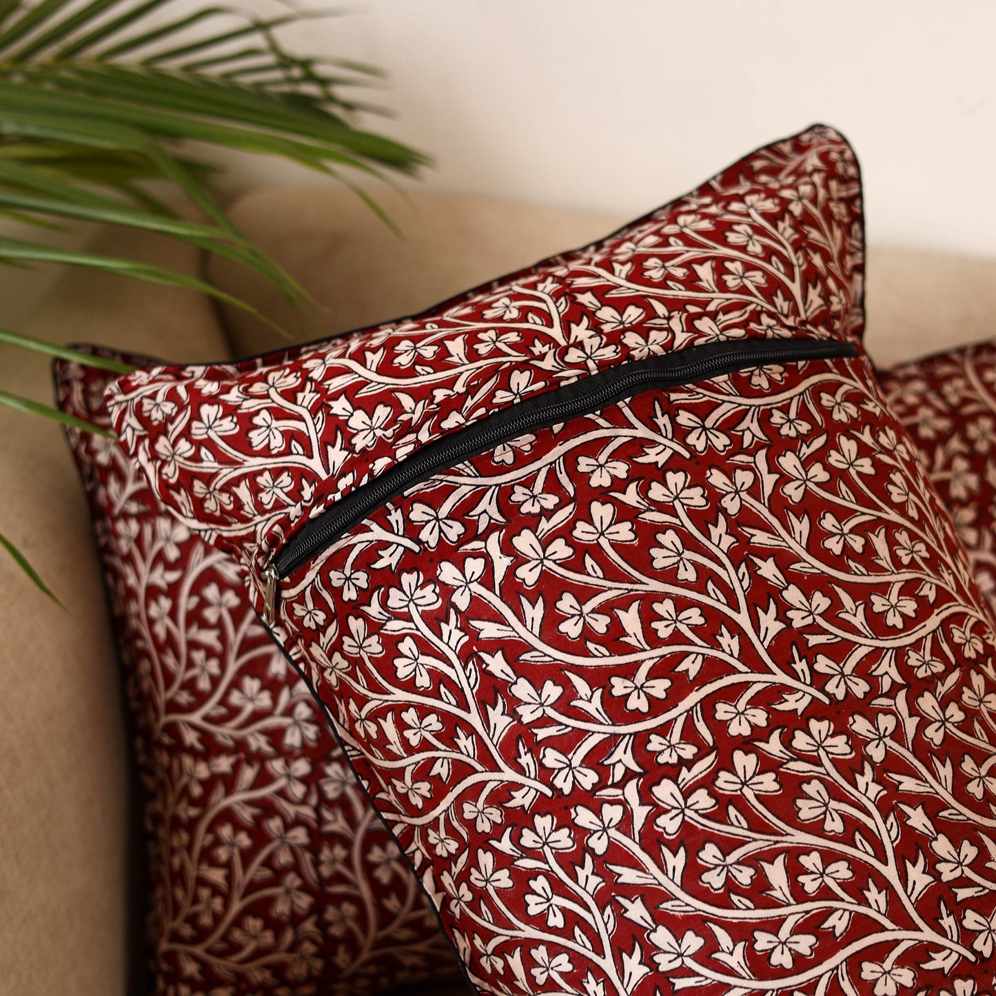 Bagh hand pillow cover (set of 2) 07 - handcrafted
