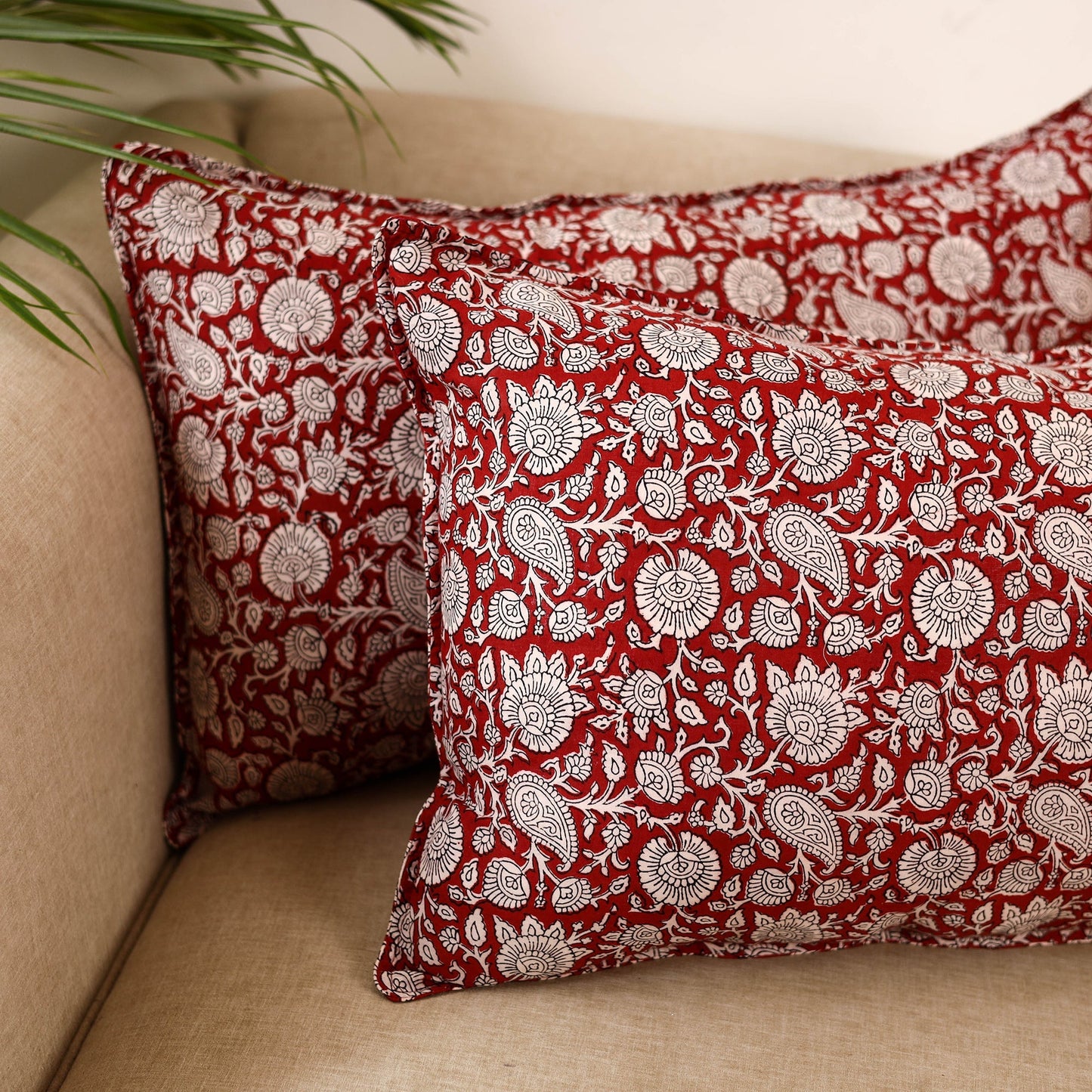 Bagh hand pillow cover (set of 2) 09 - handcrafted