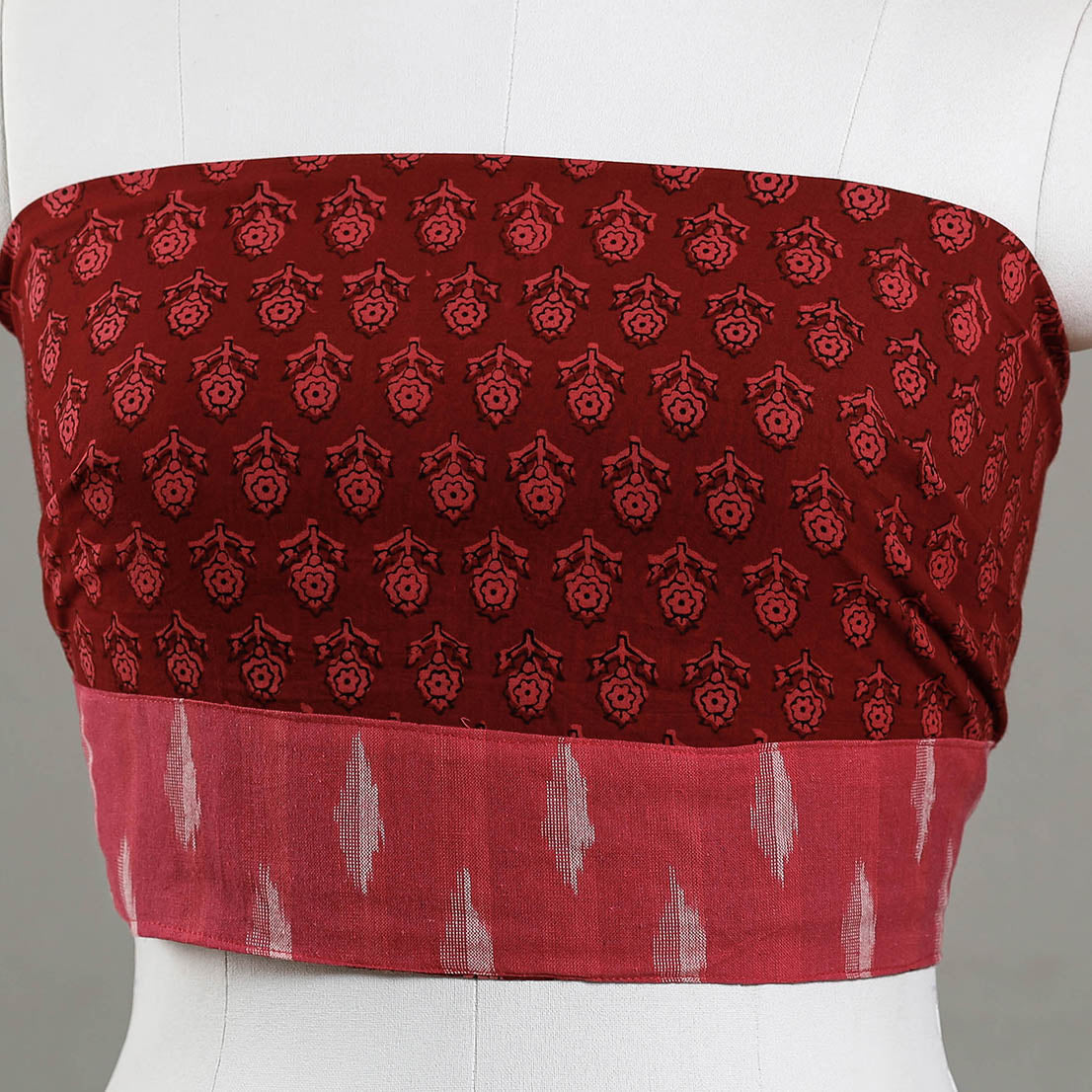 Buy Bagh Block Printed Cotton Blouse Piece