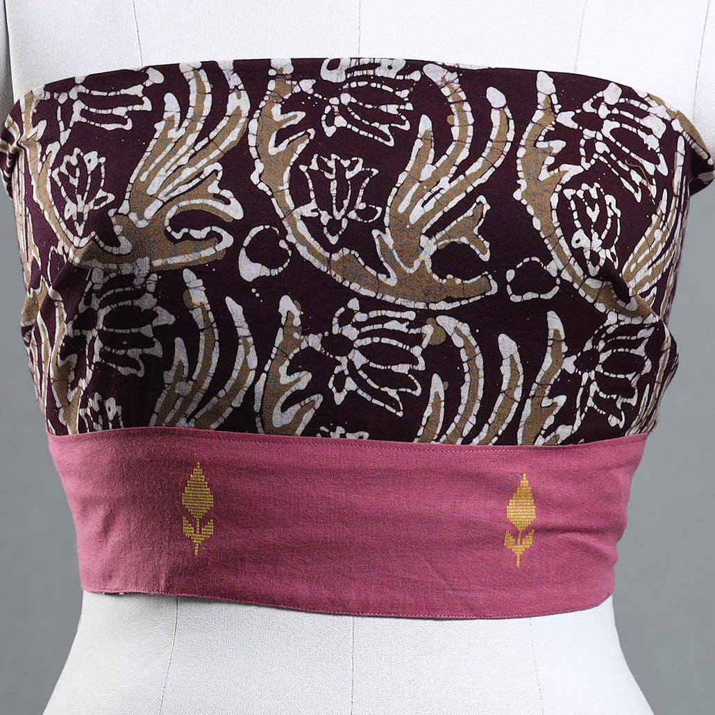 Buy Batik Printed Cotton Blouse Piece