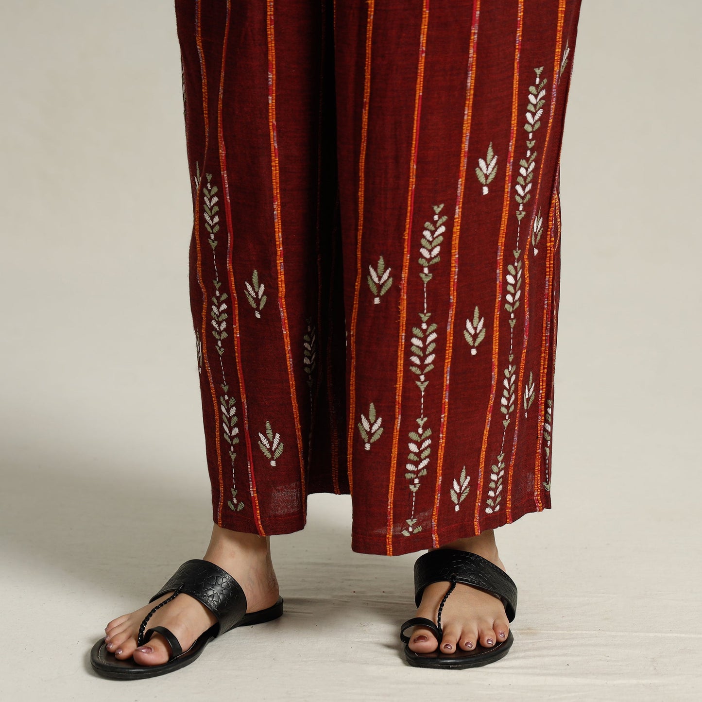 Kantha Embroidered Palazzo