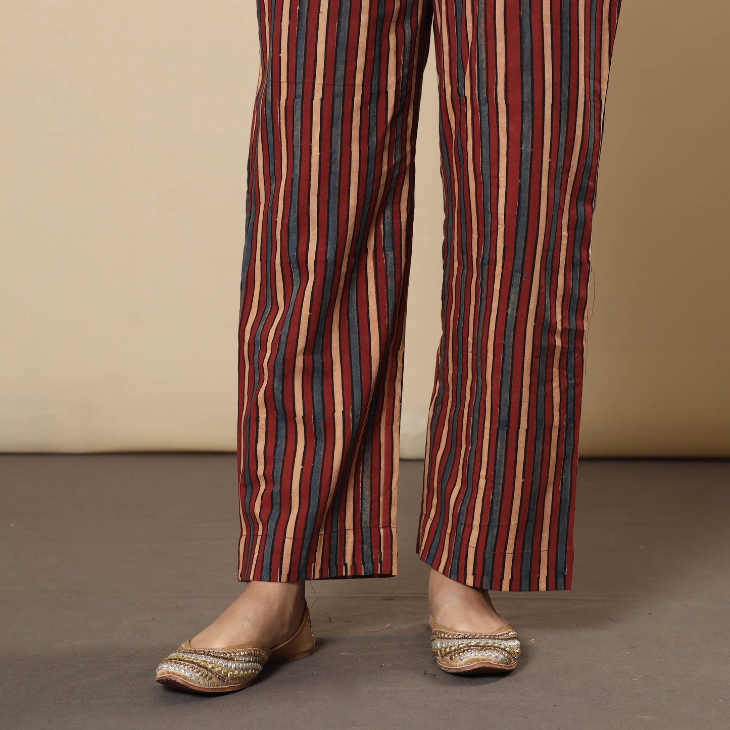 ajrakh kurta with pant set