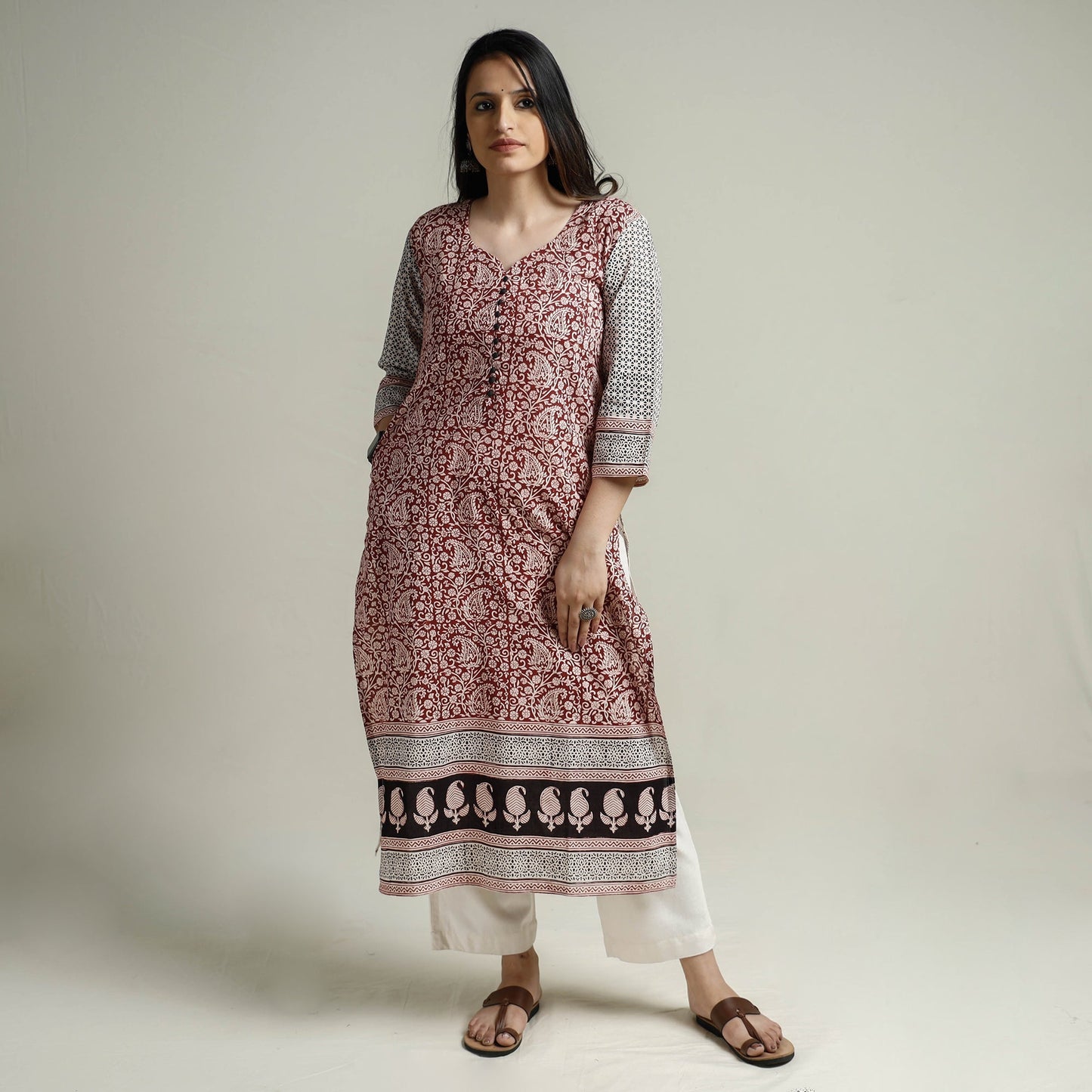 Bagh Block Printed Kurta