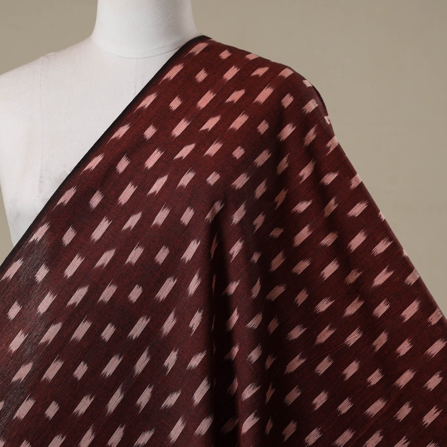 Cotton pochampally ikat fabric 03 - handcrafted