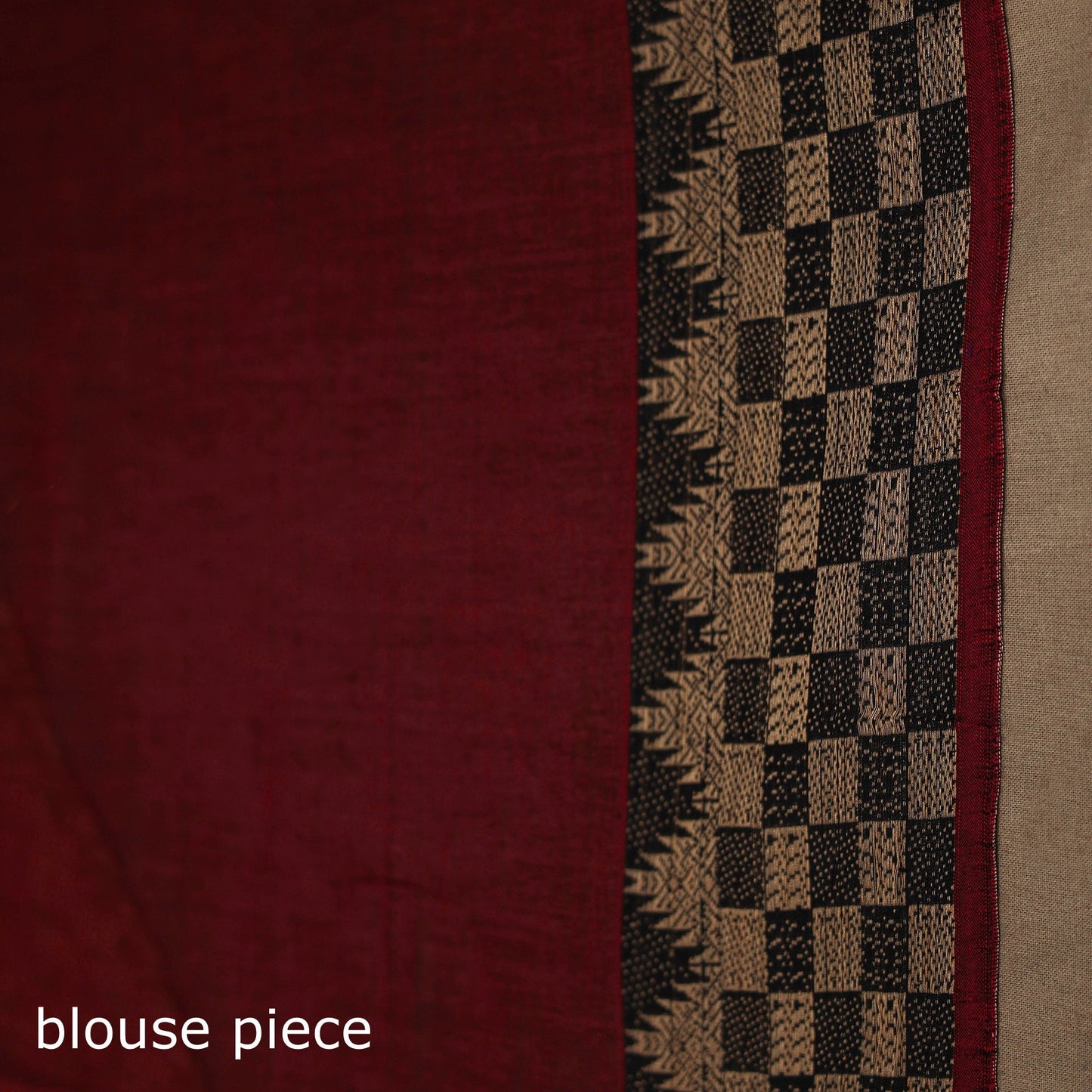 Dharwad cotton saree with border 10 - handcrafted