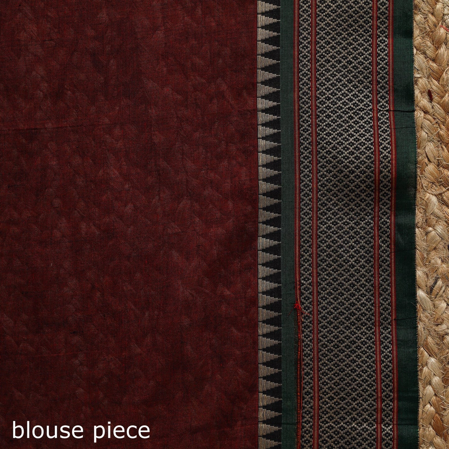 Dharwad cotton saree with border 29 - handcrafted