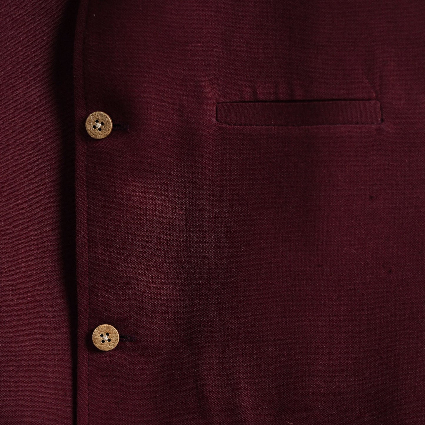 Flex cotton men plain nehru jacket 04 - handcrafted