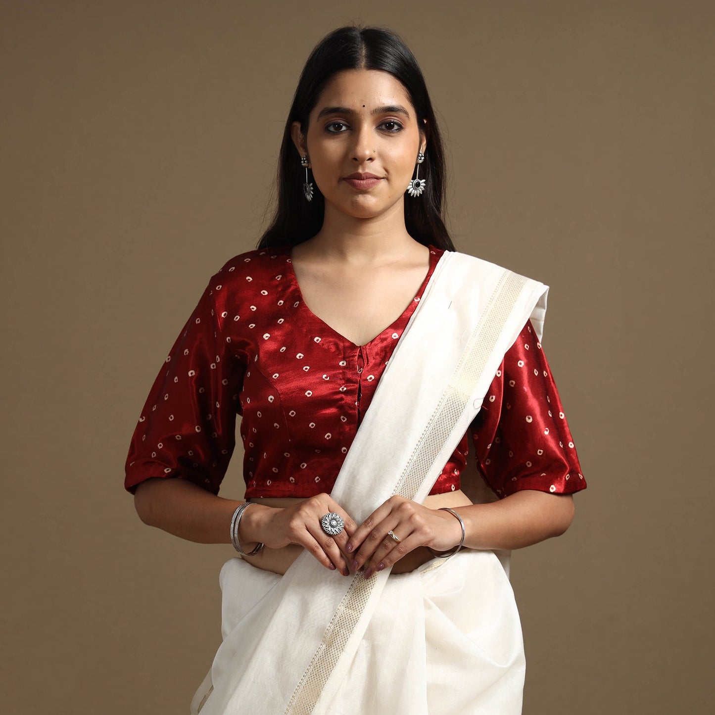 Block Print Stitched Blouse