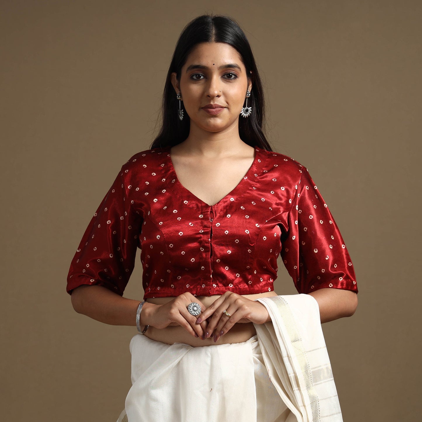 Block Print Stitched Blouse