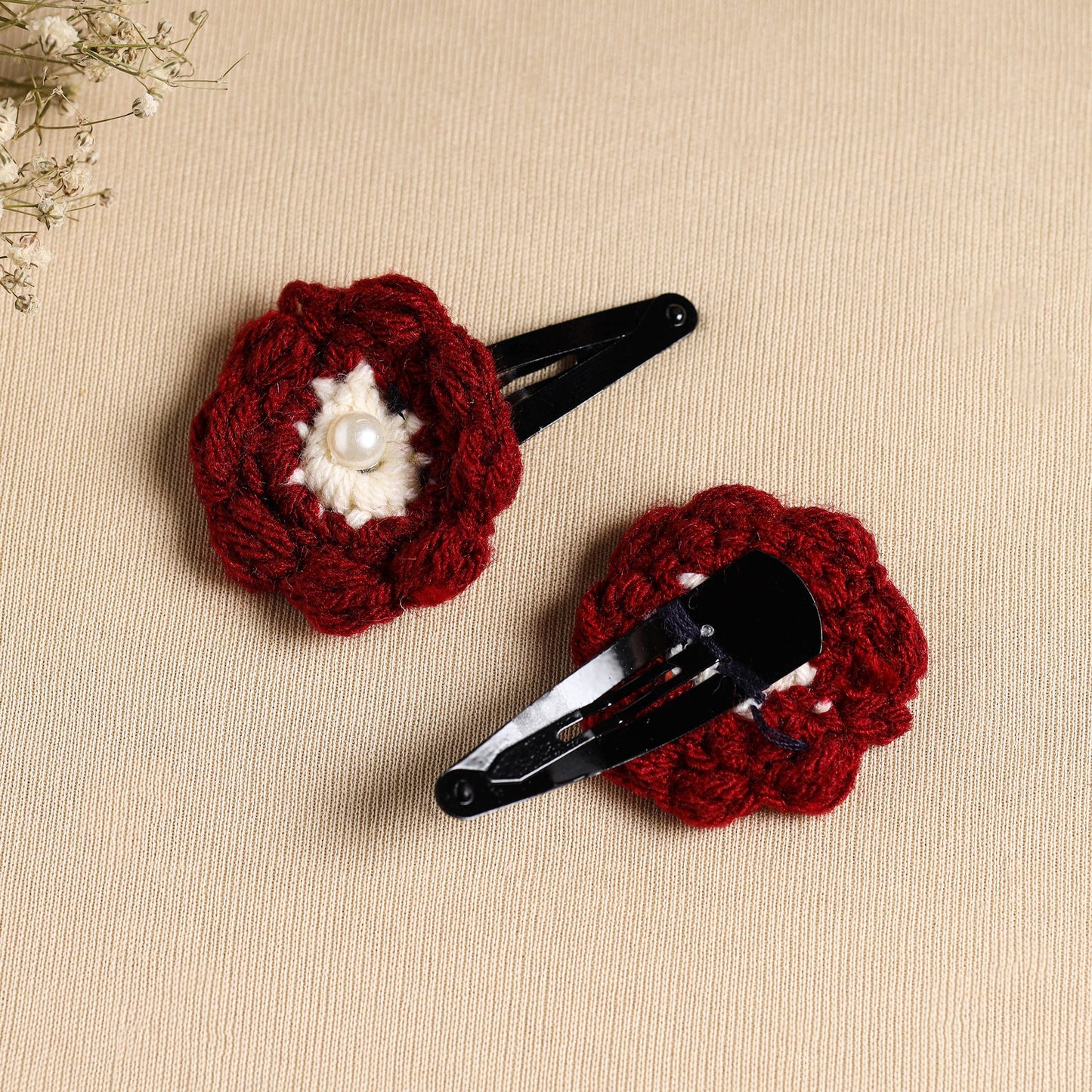 Butterfly Hair Clips for Women – Crochet Set