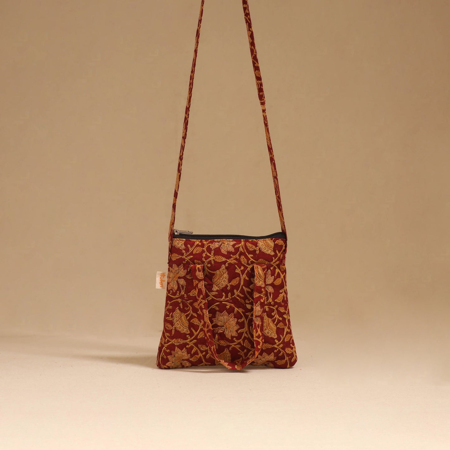Handcrafted quilted sling bag 23