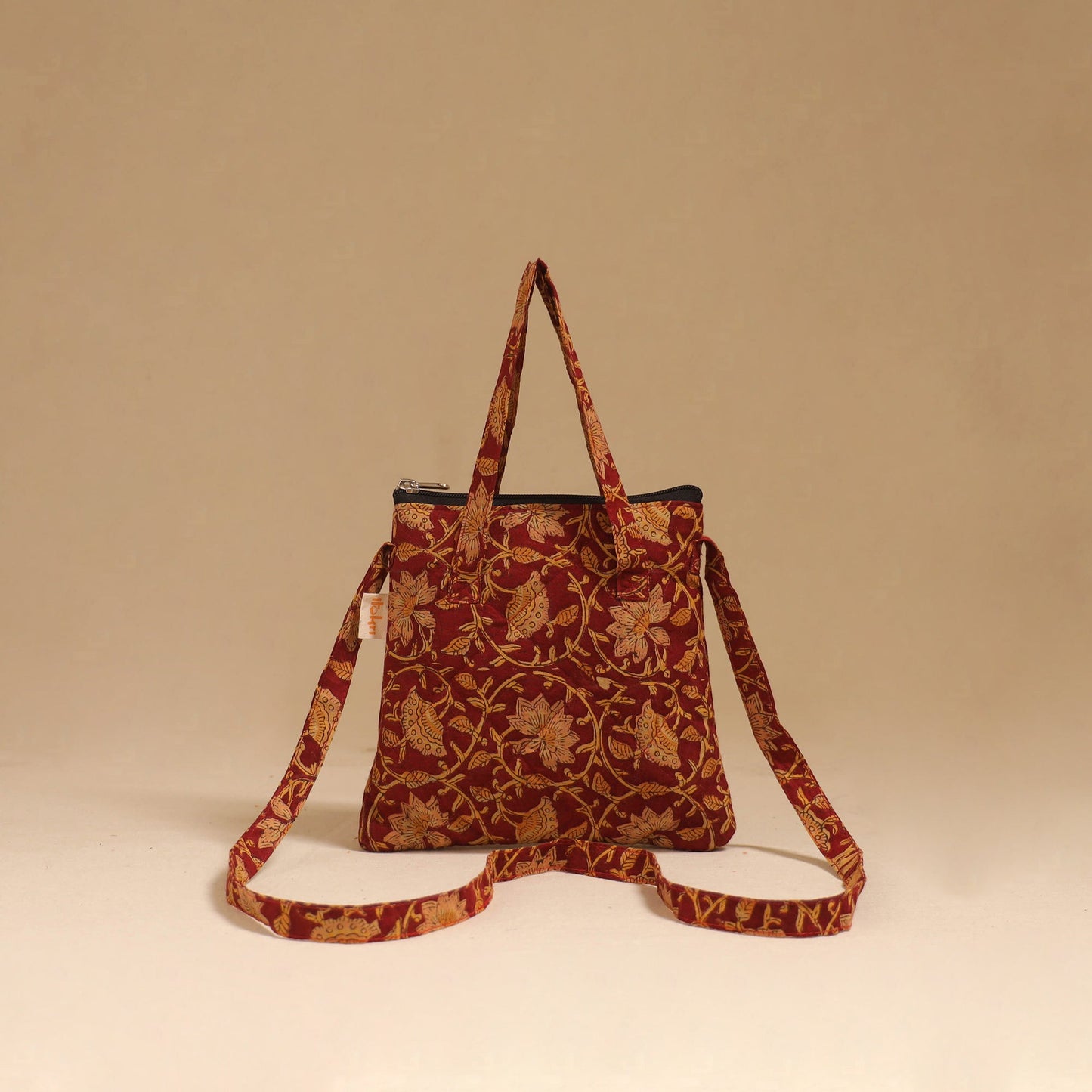 Handcrafted quilted sling bag 23