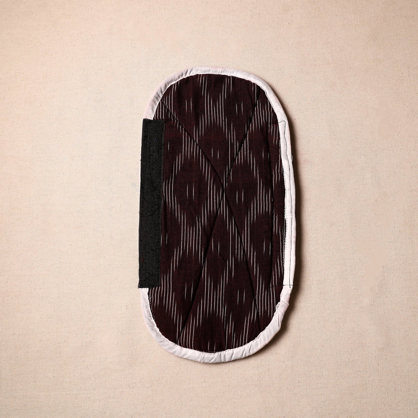 Buy Handmade Cotton Maroon Fridge Handle Cover 01