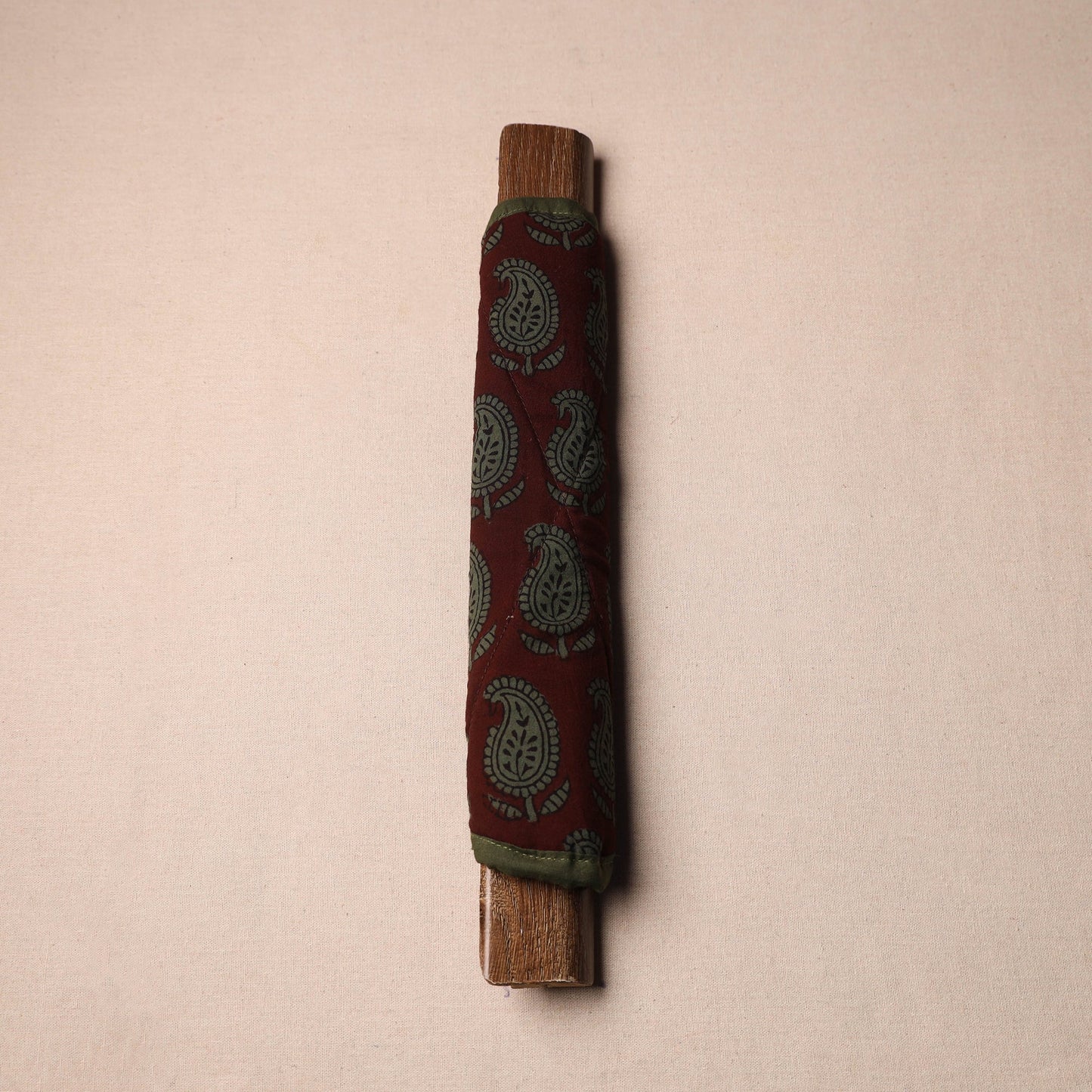 Maroon - handmade cotton fridge handle cover 13