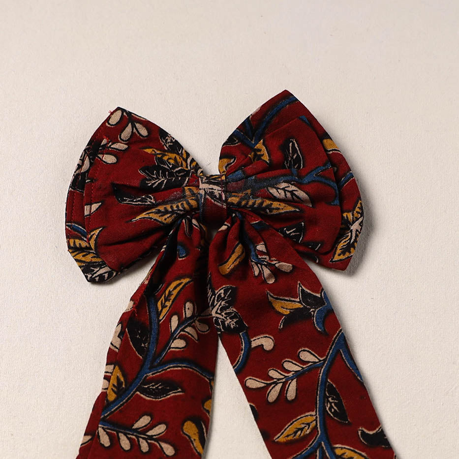 Handmade Fabric Bow Hair Clip