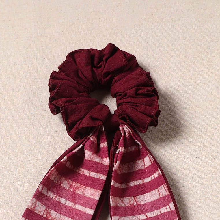 Handmade rubber band/scarf scrunchie 88 - handcrafted